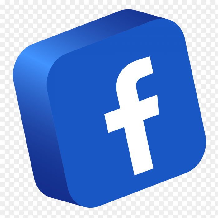 Facebook-logo-3d-button-social-media-png