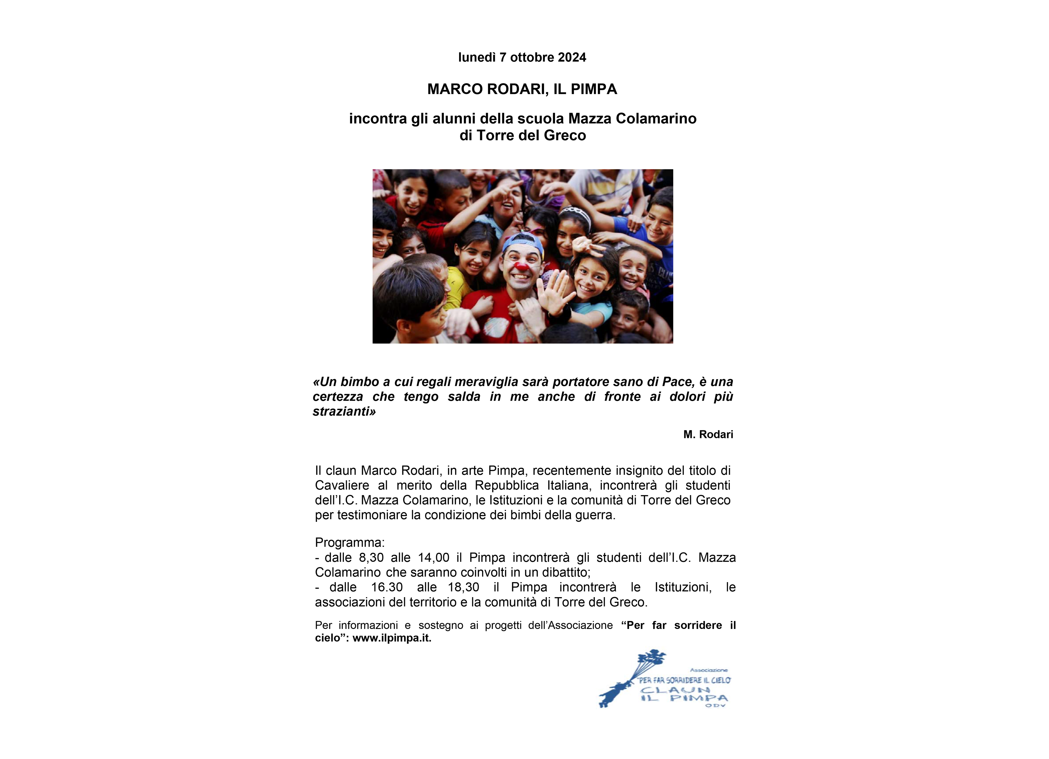 Comunicato Stampa Pimpa Web